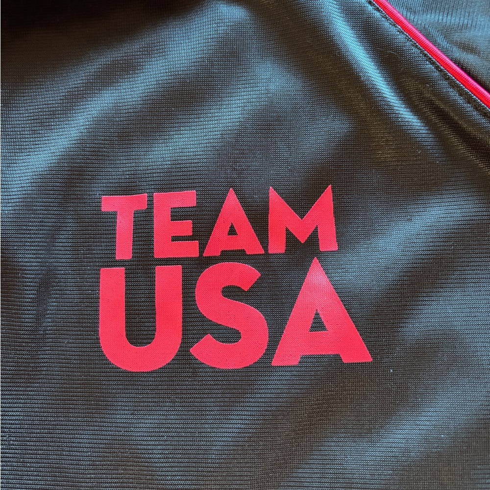 Team USA Black Red Quarter-Zip Pullover - Picture 3 of 5